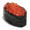 Икура суши с икрой лосося