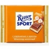 Шоколад «Риттер Спорт молочный с карамелью и орехом»