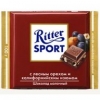 Шоколад «Риттер Спорт молочный с лесным орехом и калифорнийским изюмом»